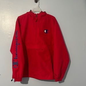 Champion Red WindBreaker